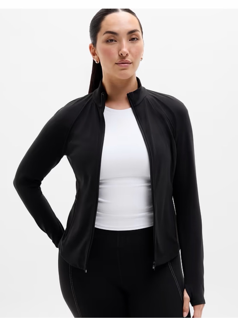 Athleta Salutation Jacket 2.0 (M Black)